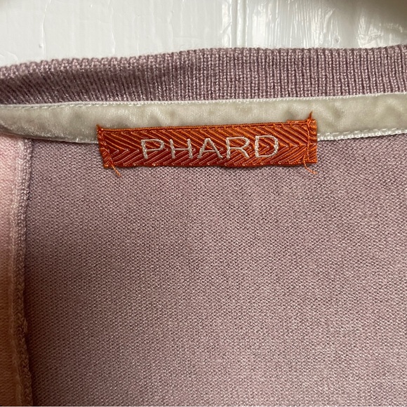 Phard Tunic V-neck Block Sequin Sweater - Picture 4 of 10